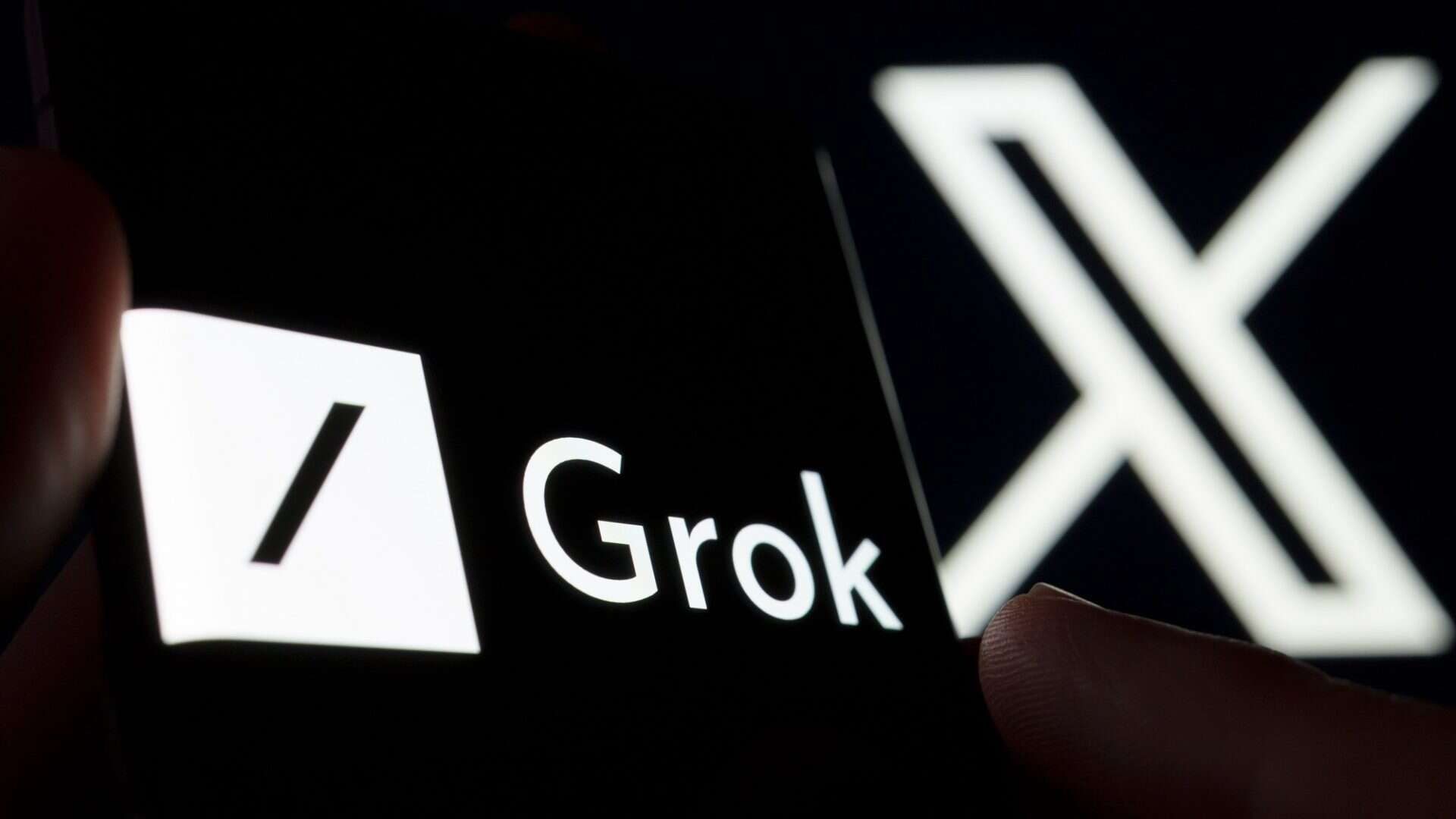 Grok logo – xAI artificial intelligence assistant